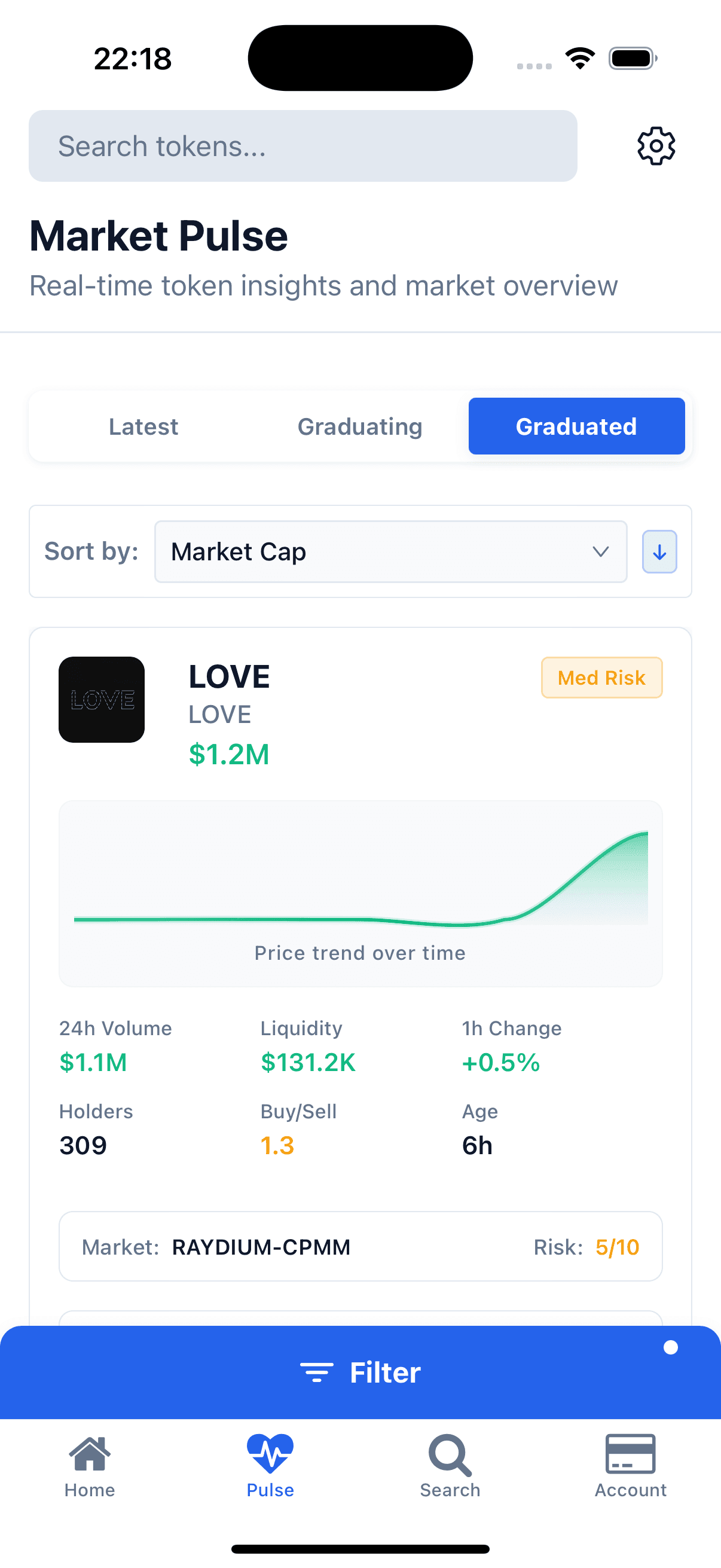 Pulse app screenshot 2